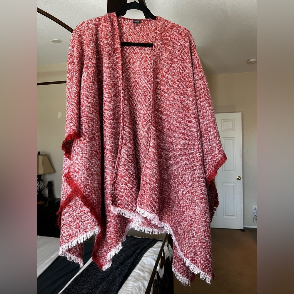 Fraas The Scarf Company Striped Fringe Oversized
Shawl Scarf